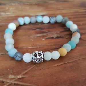 Amazonite beaded bracelet *please read*